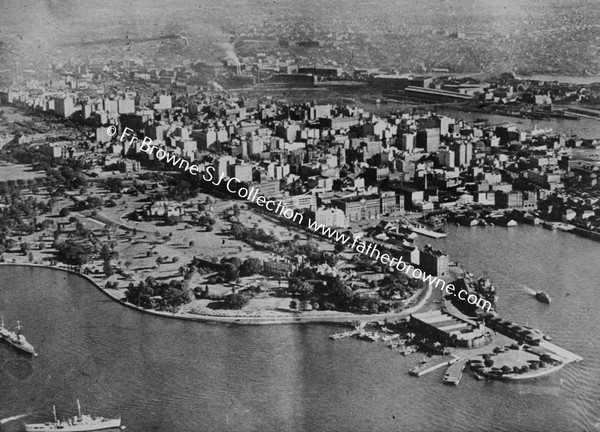 AERIAL VIEW OF SYDNEY NOT TAKEN BY FR.BROWNE